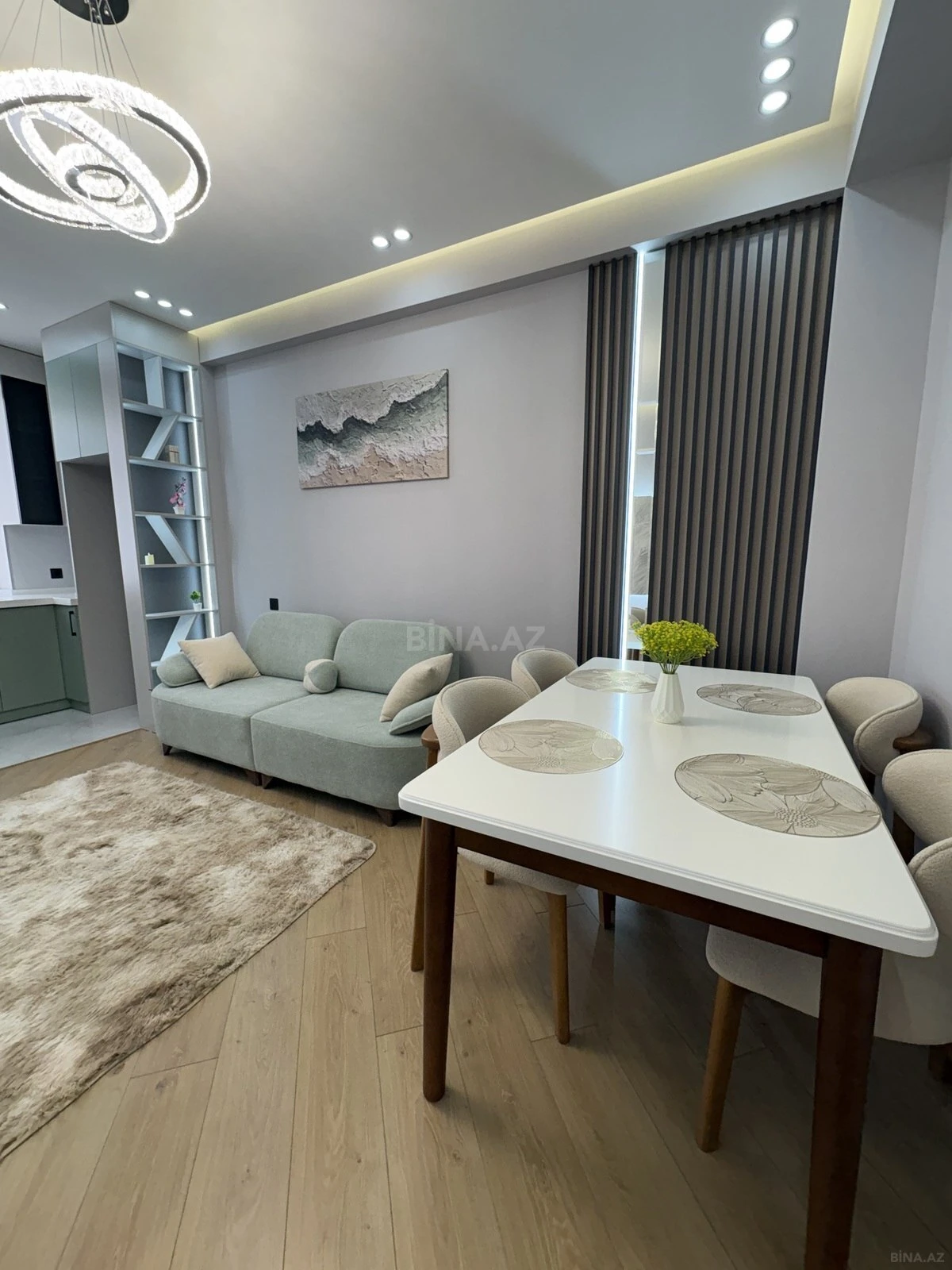 Satılır 2 otaqlı mənzil 55 m²
