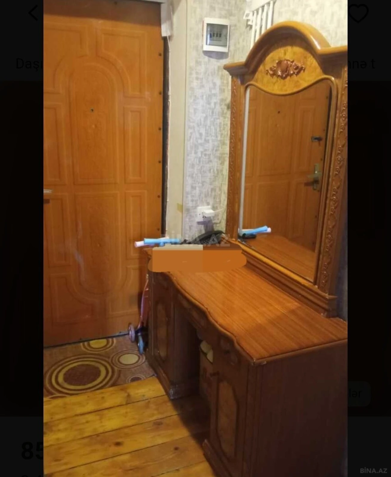 Satılır 2 otaqlı mənzil 45 m²