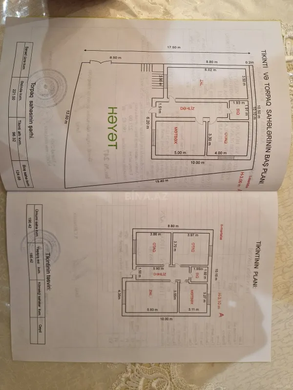 Satılır 5 otaqlı həyət evi 190 m²