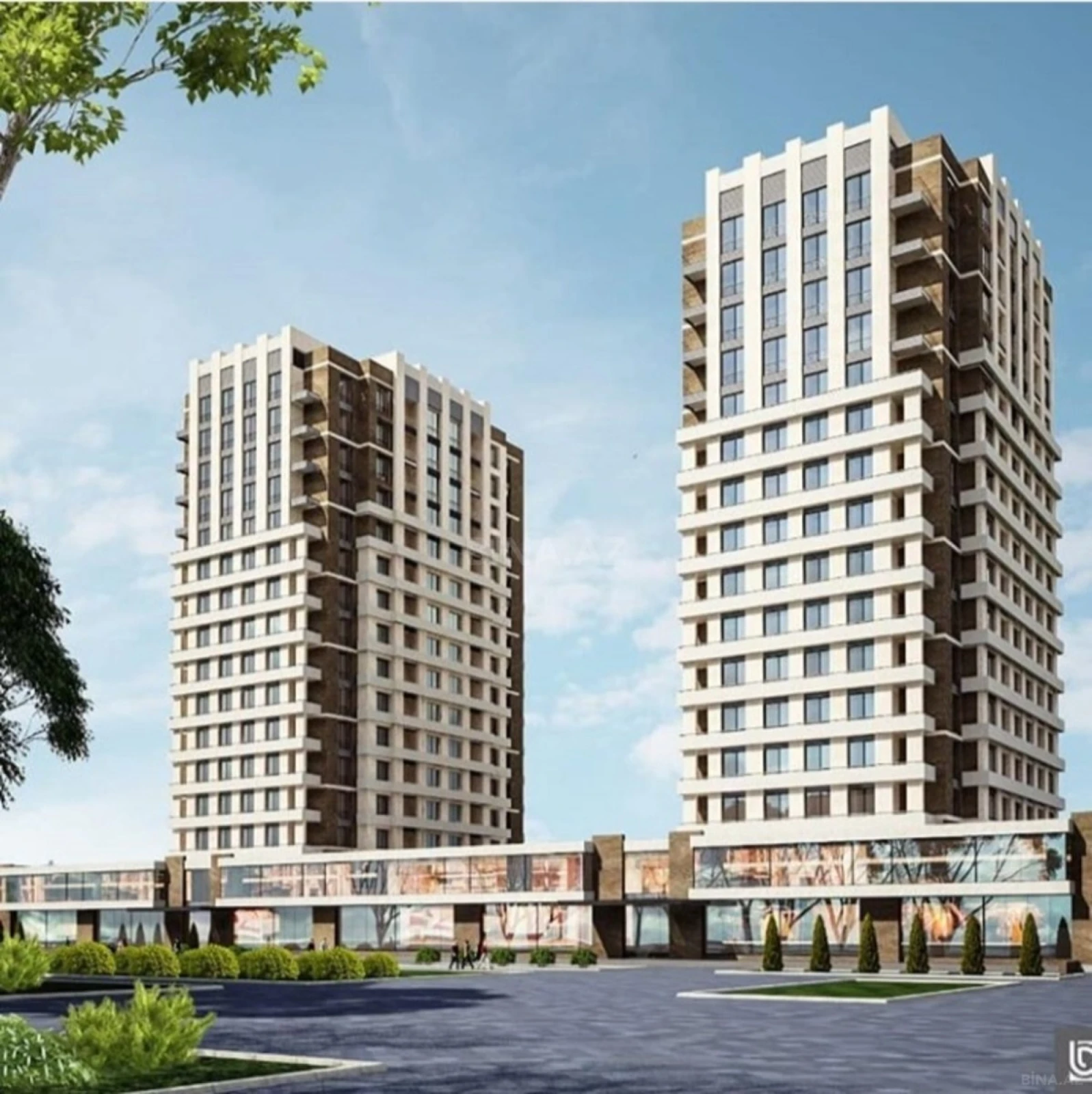 Satılır 3 otaqlı mənzil 119 m²