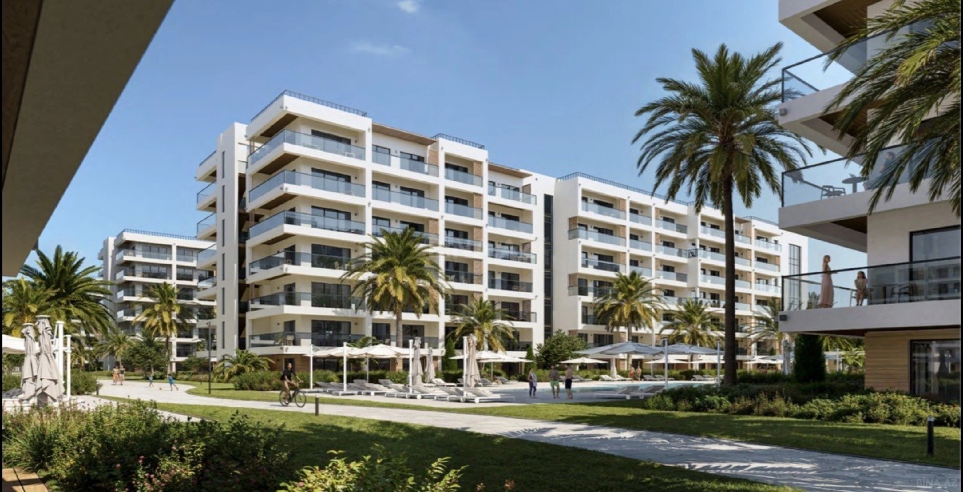 Satılır 1 otaqlı mənzil 57 m²