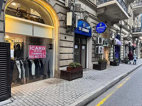 Kirayə verilir obyekt 55 m² — Bakı, Sahil qəs. 55.00 m²