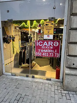 Kirayə verilir obyekt 55 m²