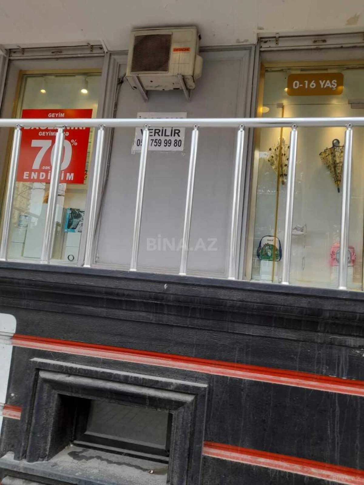 Kirayə verilir obyekt 80 m²