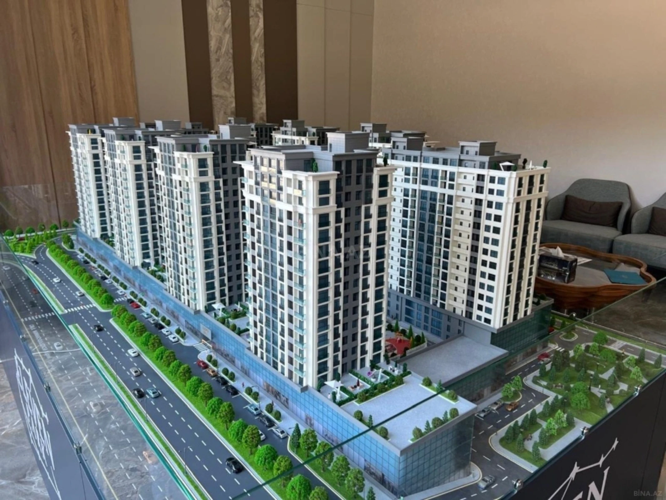 Satılır 2 otaqlı mənzil 89.7 m²