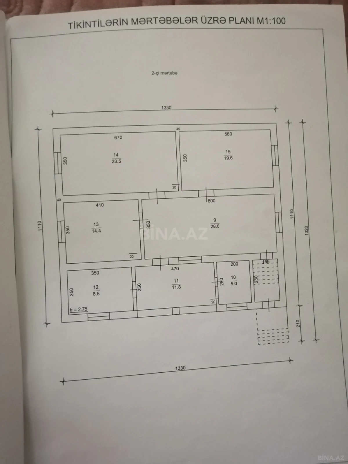 Satılır 4 otaqlı həyət evi 300 m²