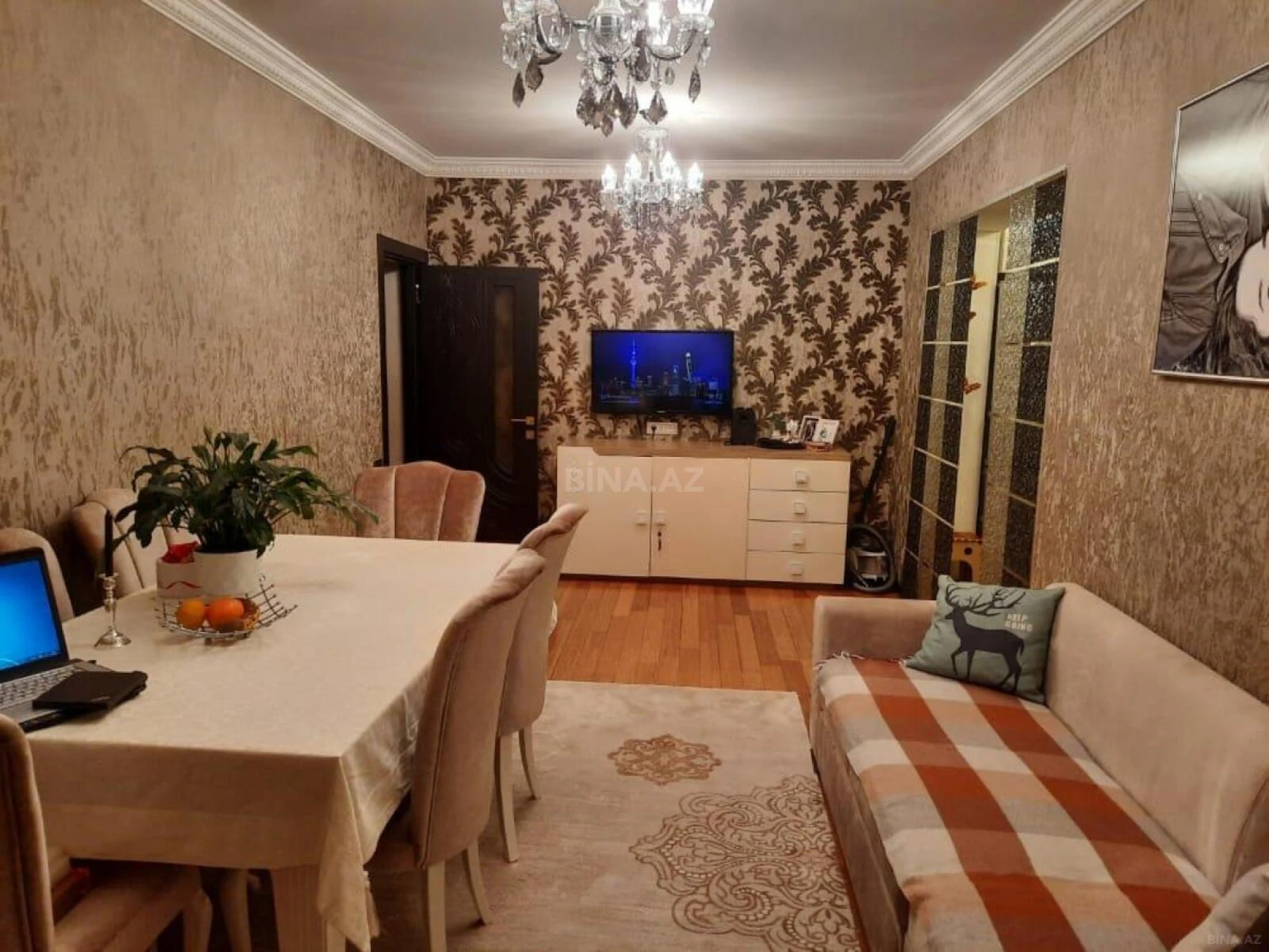 Satılır 2 otaqlı mənzil 58 m²