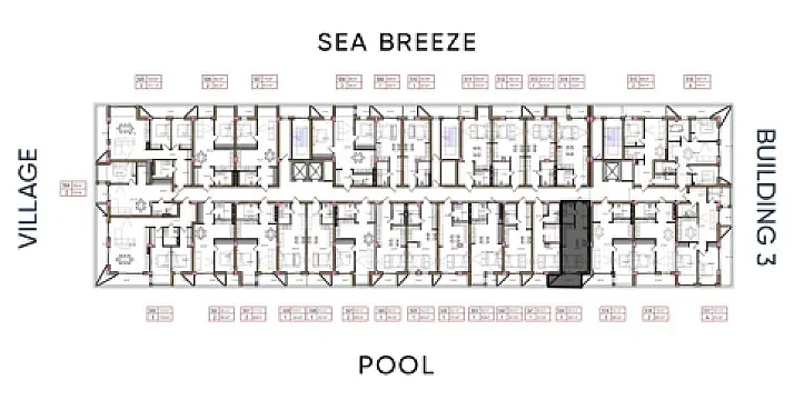 Satılır 1 otaqlı mənzil 49.9 m²