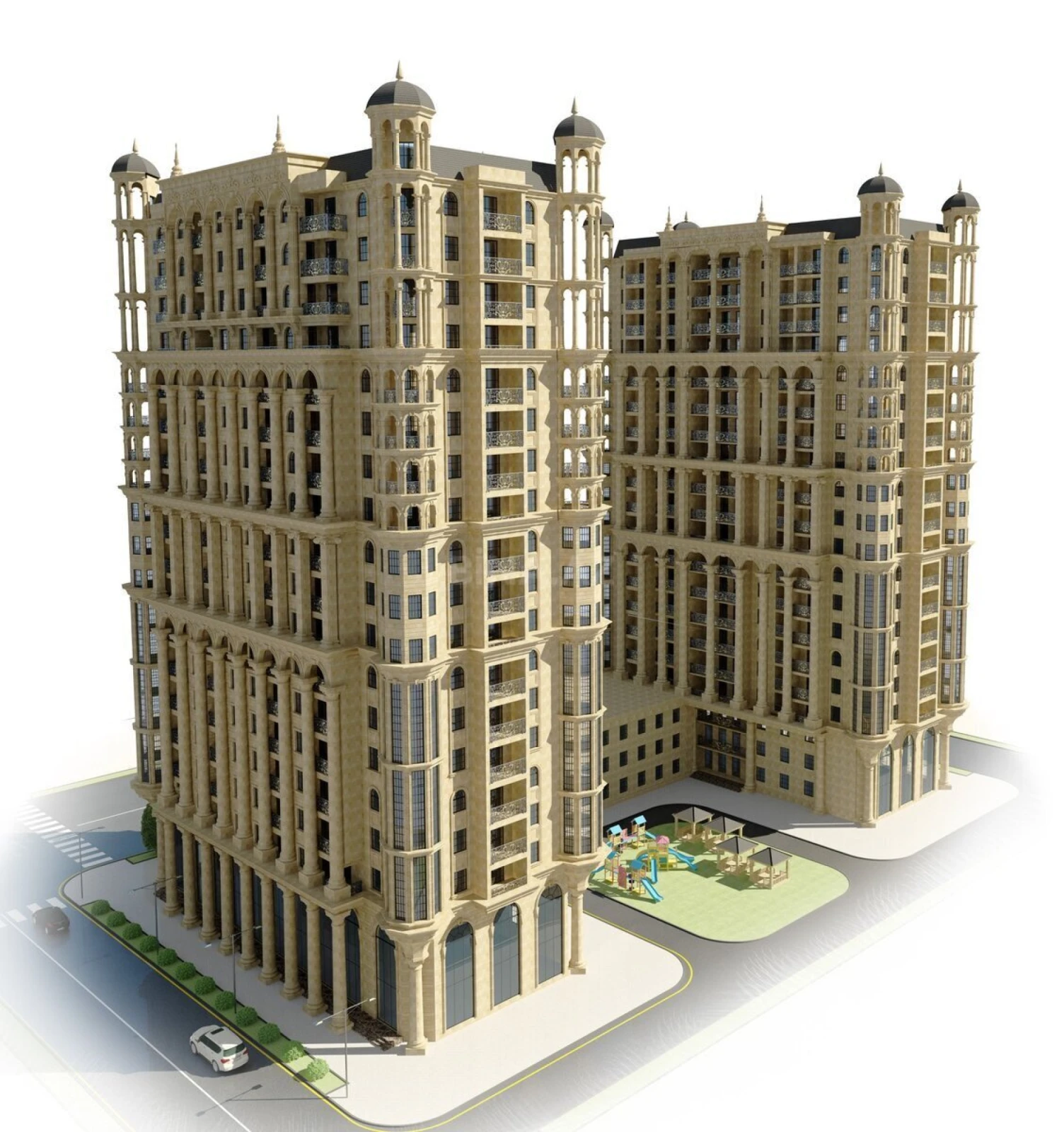 Kirayə verilir 3 otaqlı mənzil 95 m²