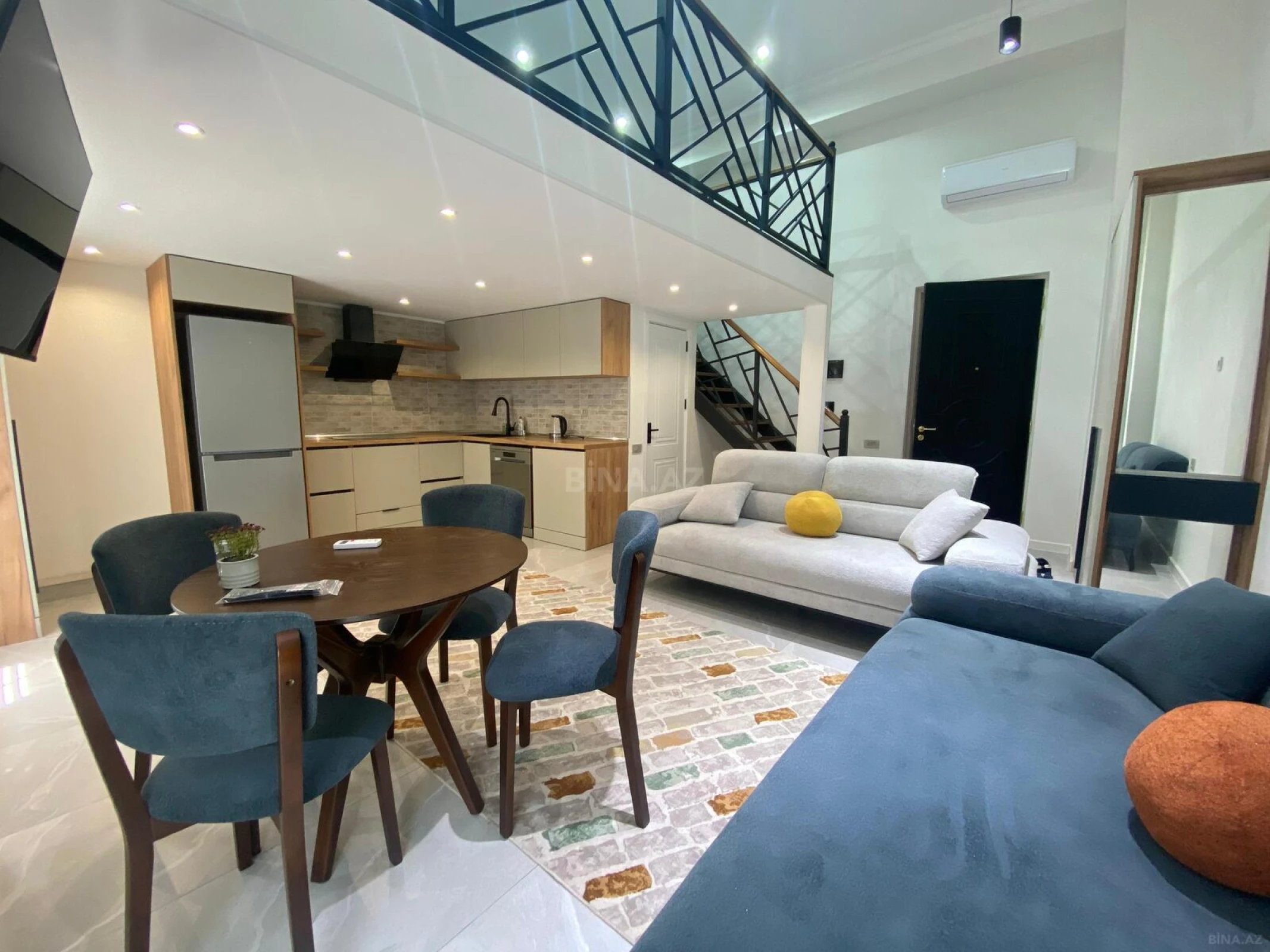 Kirayə verilir 1 otaqlı mənzil 60 m²