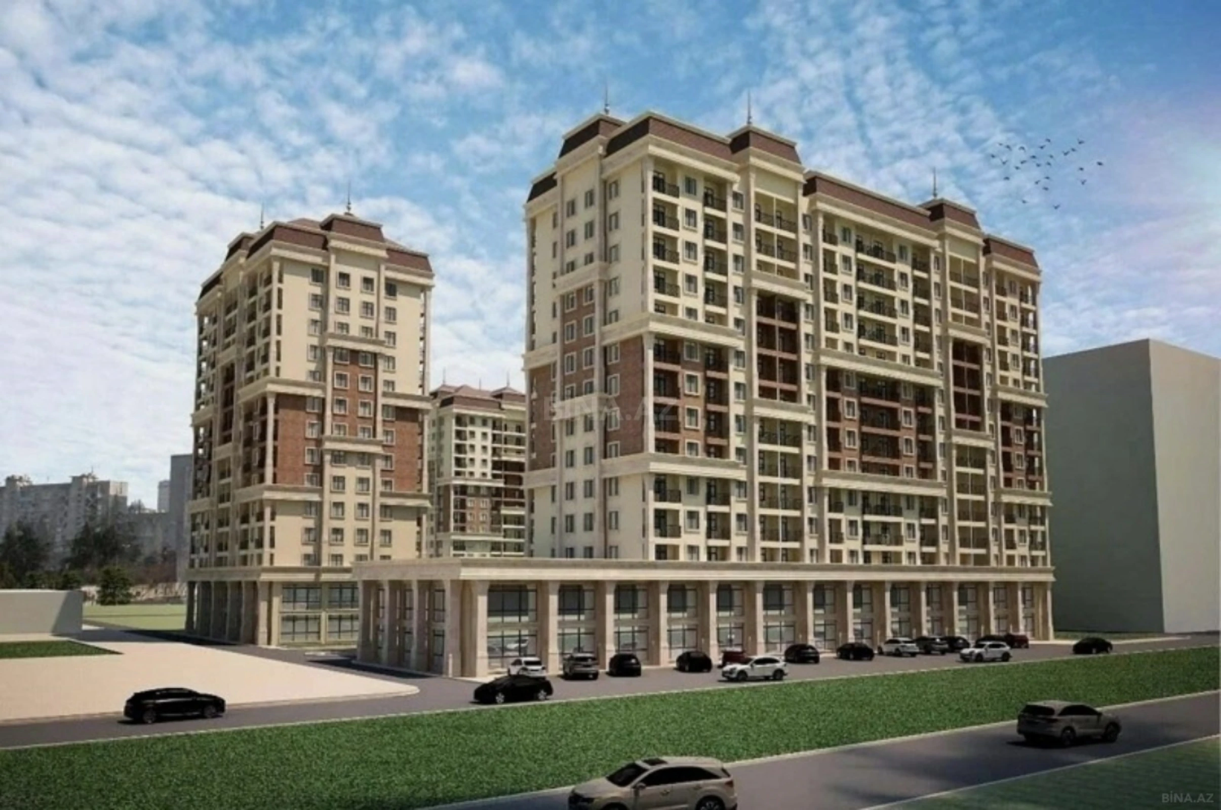 Satılır 1 otaqlı mənzil 60 m²