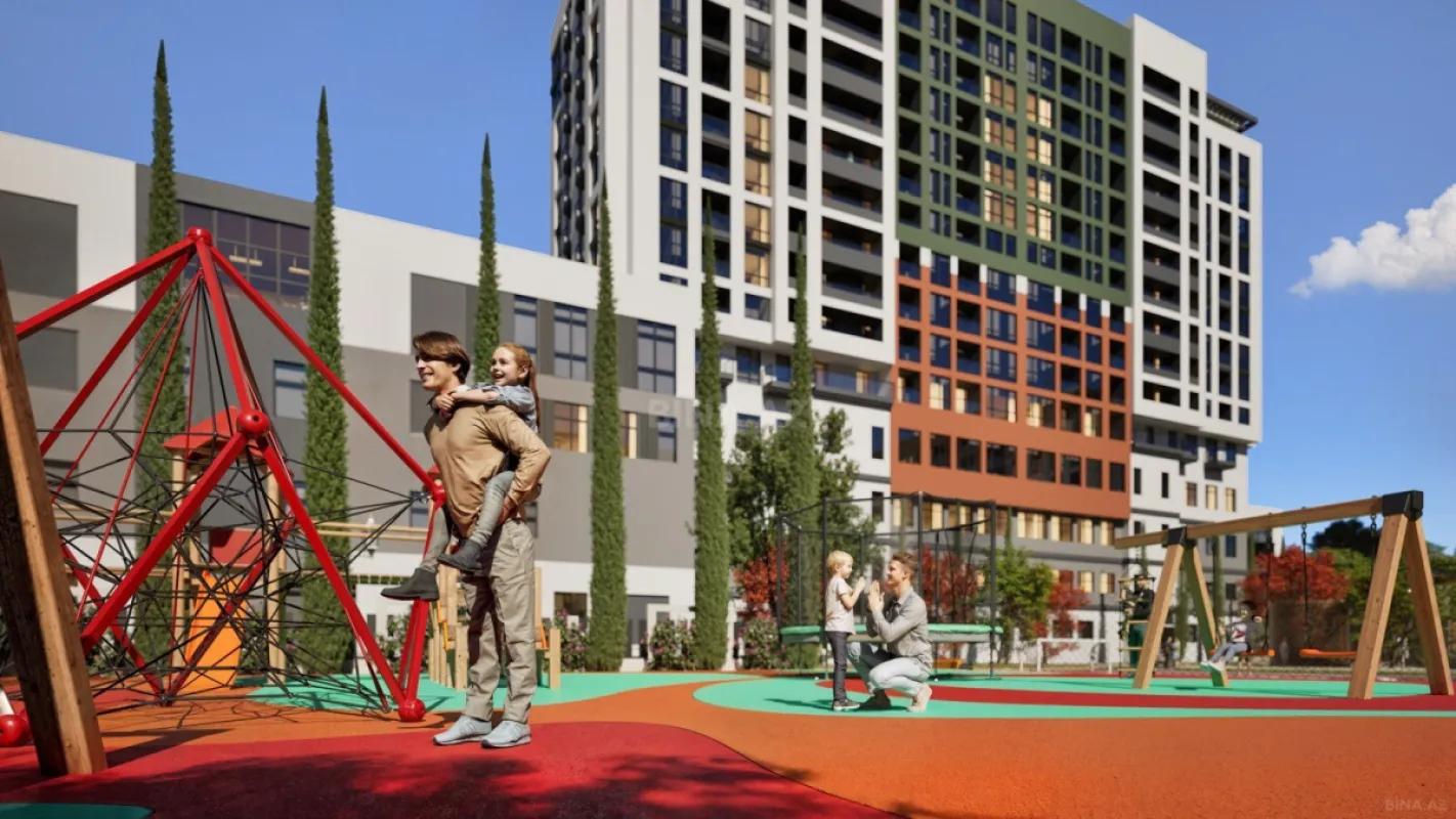 Satılır 1 otaqlı mənzil 56 m²