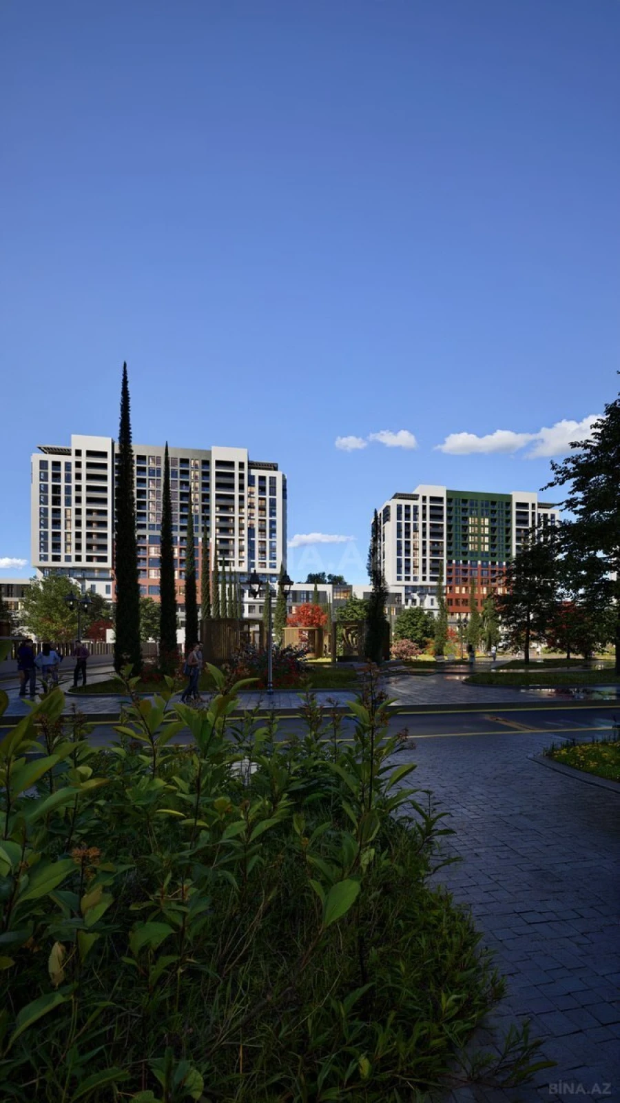 Satılır 1 otaqlı mənzil 56 m²