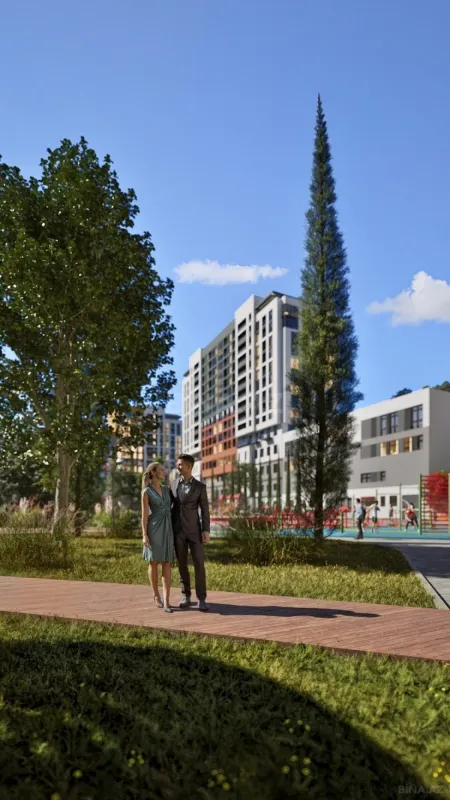 Satılır 1 otaqlı mənzil 56 m²