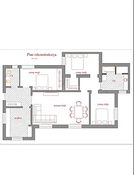 Satılır 5 otaqlı həyət evi 100 m²