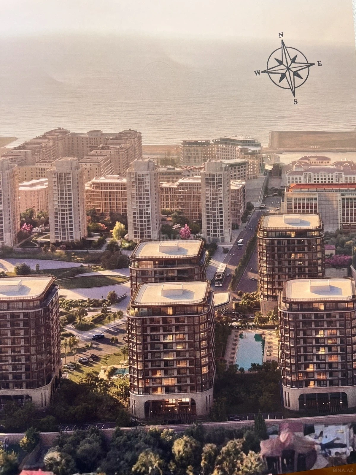 Satılır 1 otaqlı mənzil 46 m²