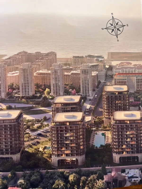 Satılır 1 otaqlı mənzil 46 m²