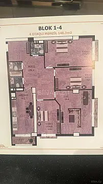 Satılır 4 otaqlı mənzil 149 m²