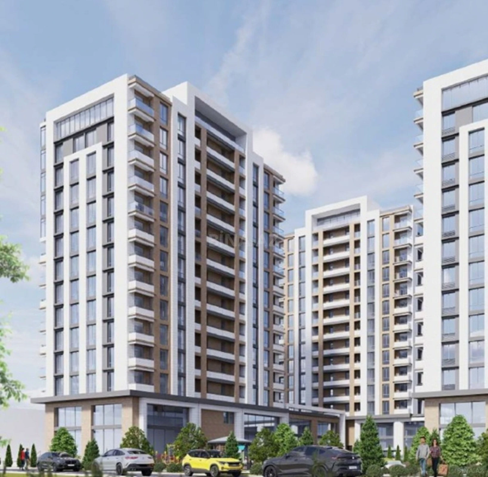 Satılır 2 otaqlı mənzil 54 m²