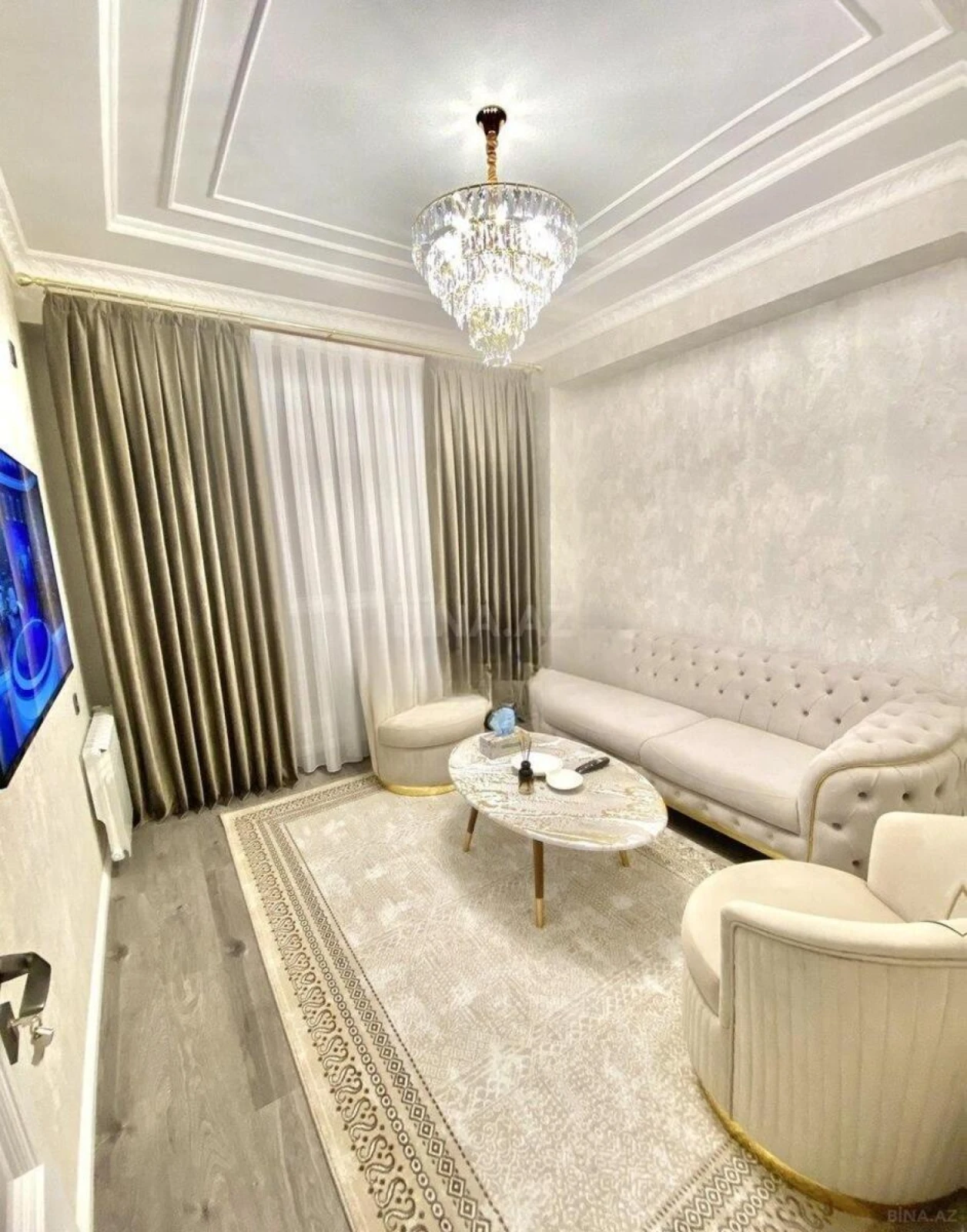 Satılır 2 otaqlı mənzil 52.9 m²