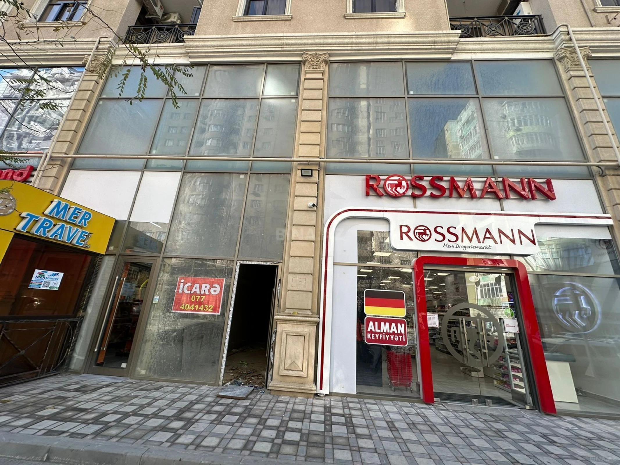 Kirayə verilir obyekt 150 m²