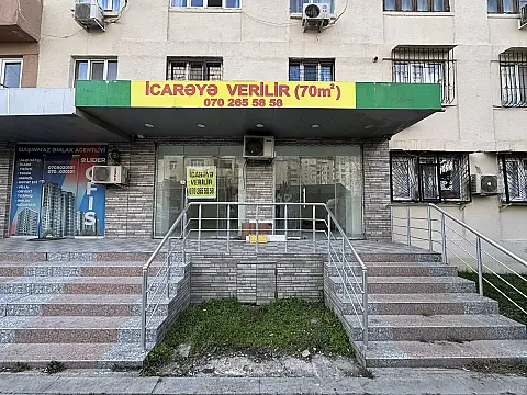 Kirayə verilir obyekt 70 m² — Bakı, Bülbülə 70.00 m²