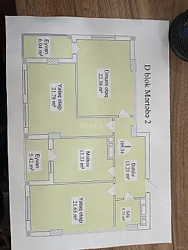 Satılır 3 otaqlı mənzil 109 m²