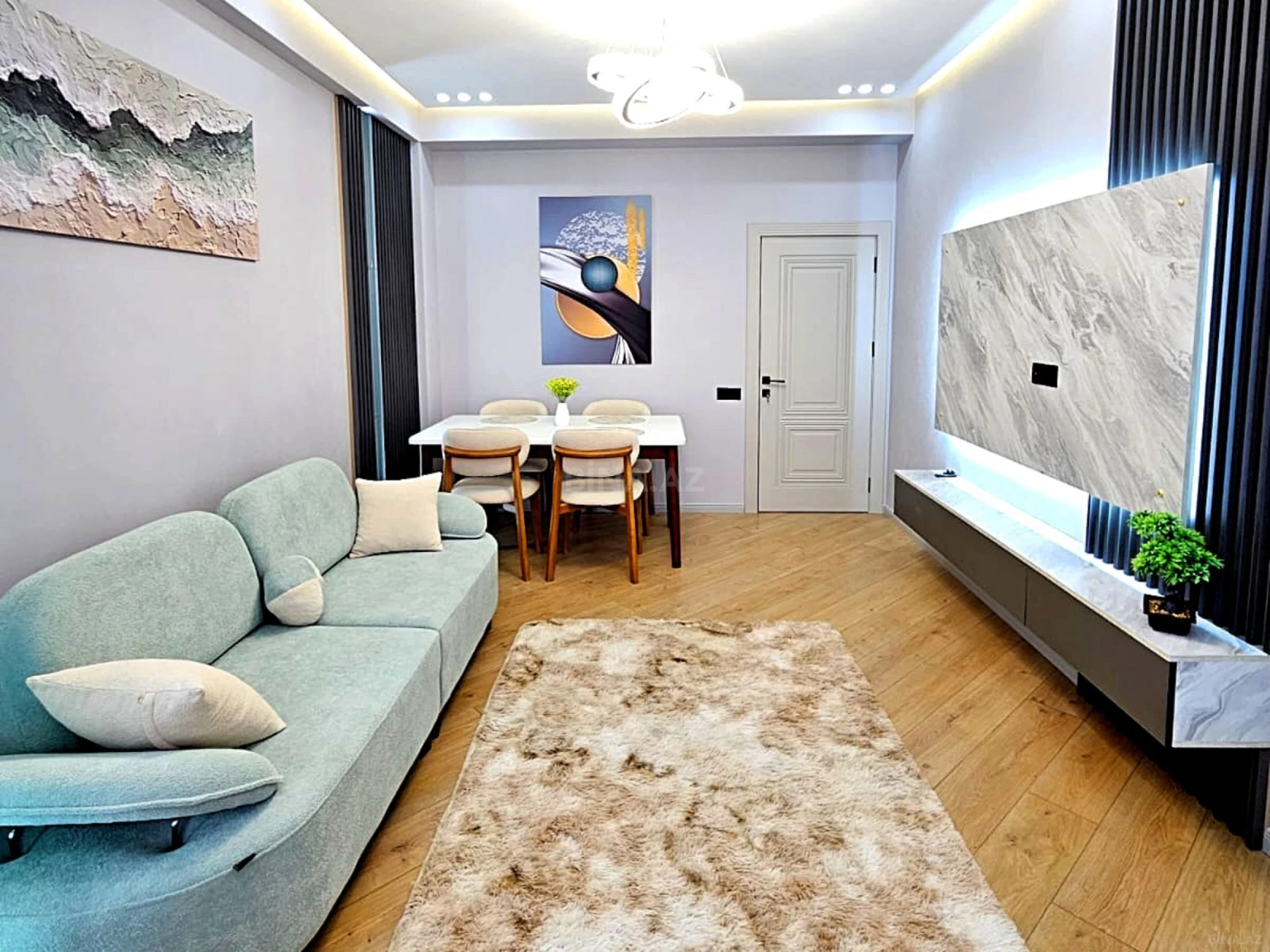 Satılır 2 otaqlı mənzil 55 m²