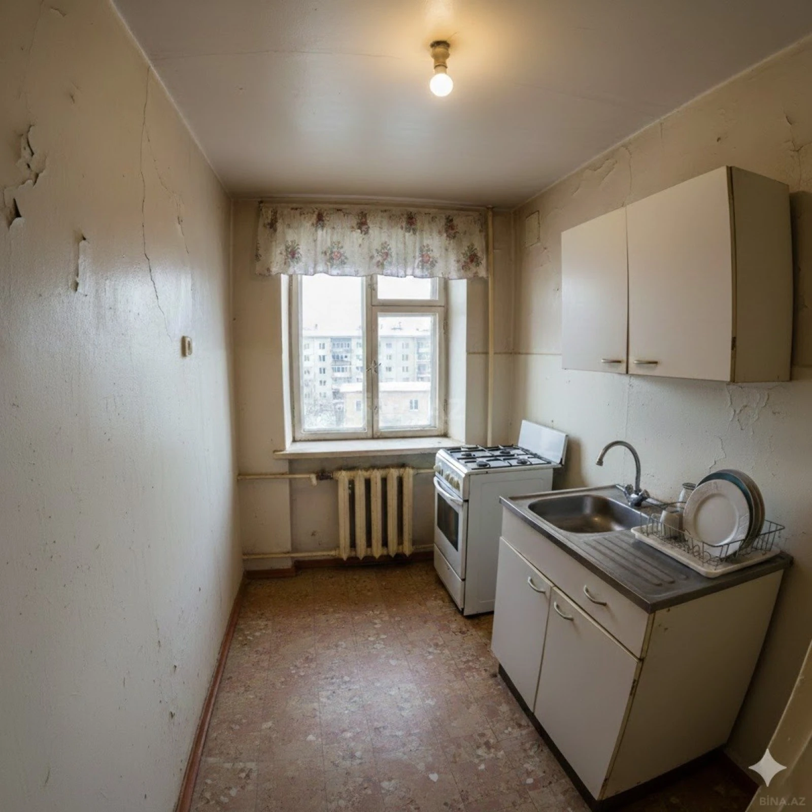 Satılır 1 otaqlı mənzil 32 m²