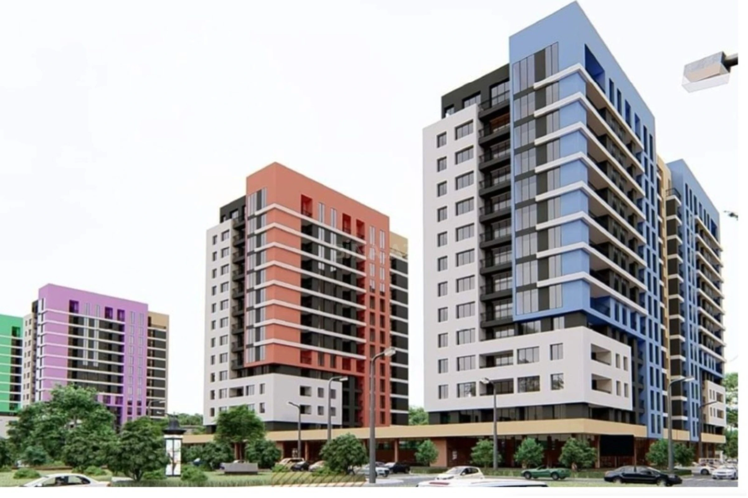 Satılır 2 otaqlı mənzil 68.5 m²