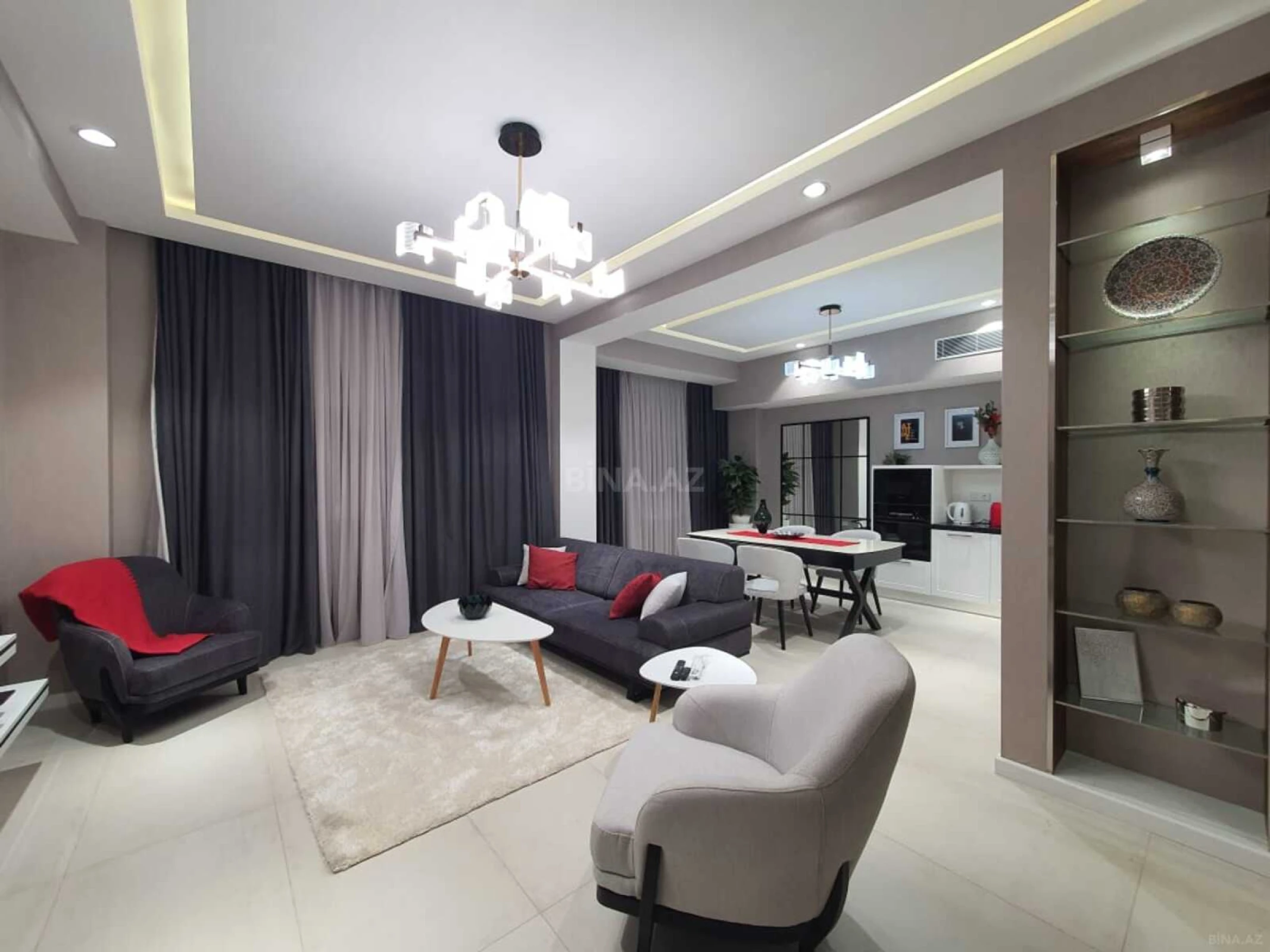 Kirayə verilir 3 otaqlı mənzil 130 m²