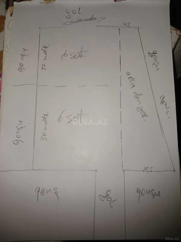 Satılır torpaq sahəsi 17 m²