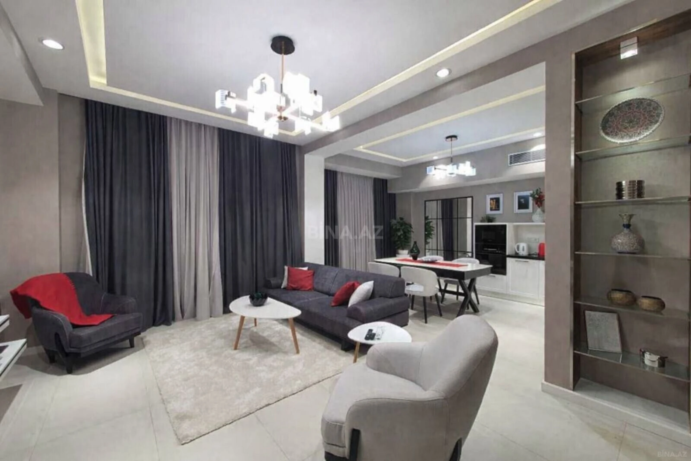 Kirayə verilir 3 otaqlı mənzil 135 m²