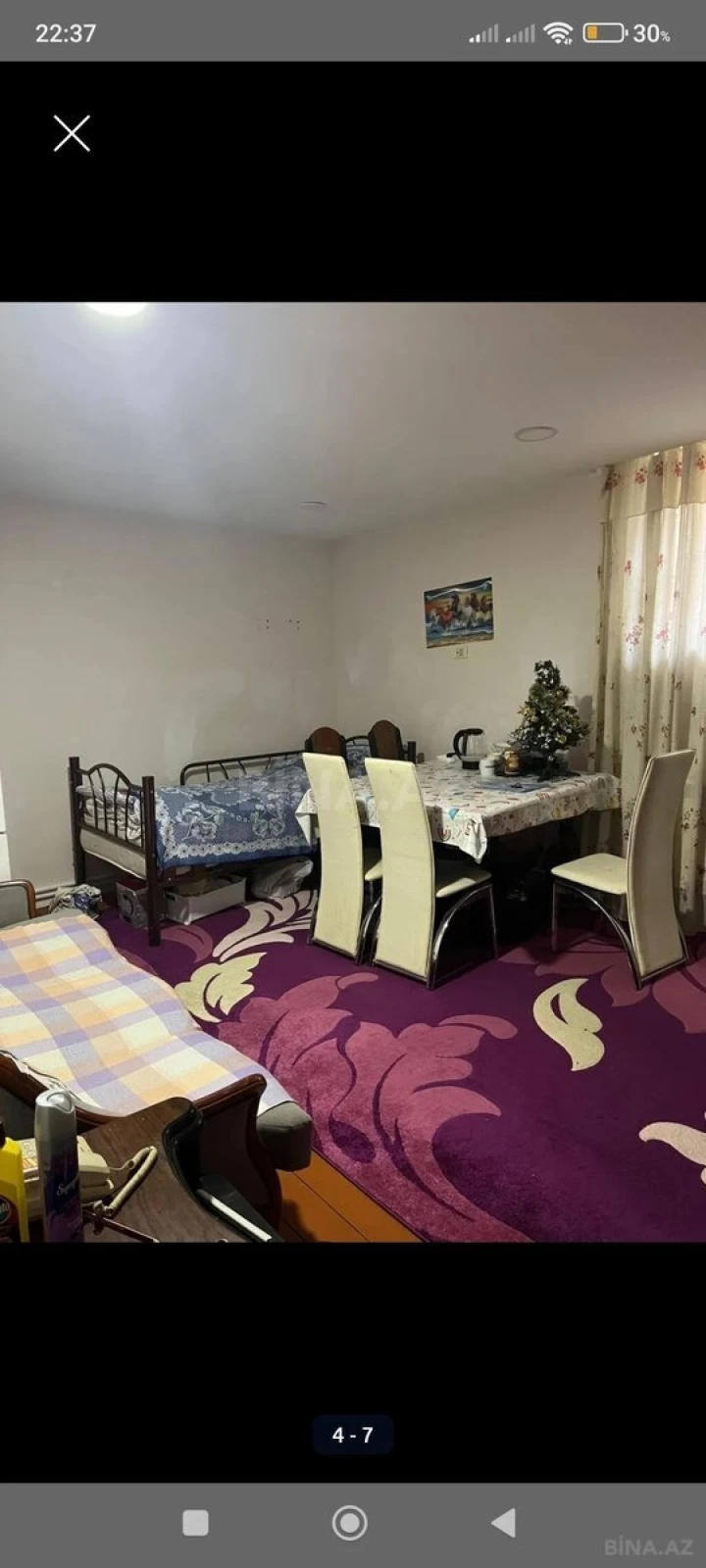 Kirayə verilir 1 otaqlı mənzil 30 m²