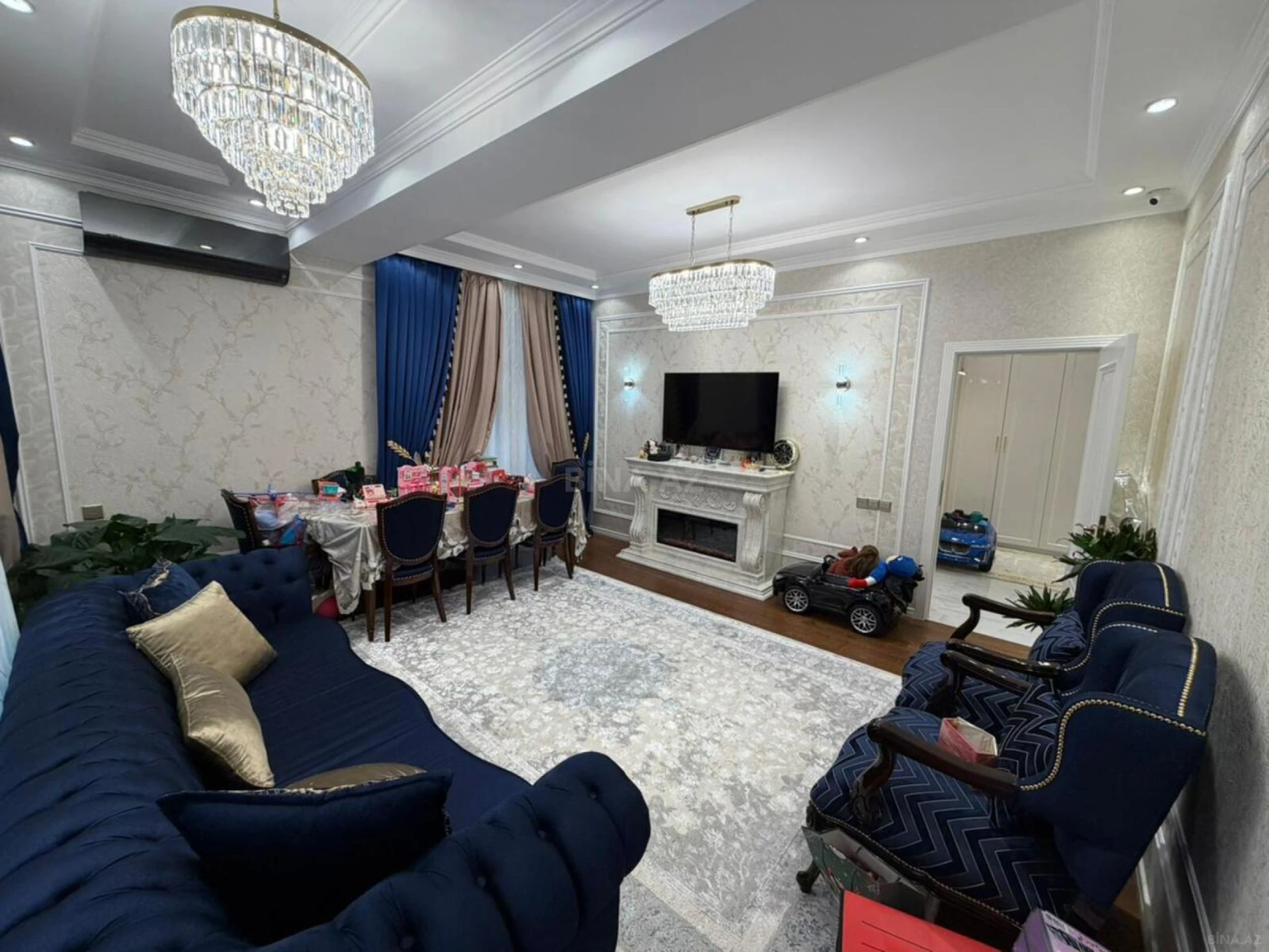 Satılır 3 otaqlı mənzil 128 m²