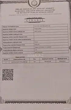 Satılır torpaq sahəsi 10 m²