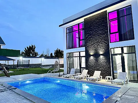 Satılır 4 otaqlı həyət evi 150 m² — Qəbələ 4 otaq 150.00 m²