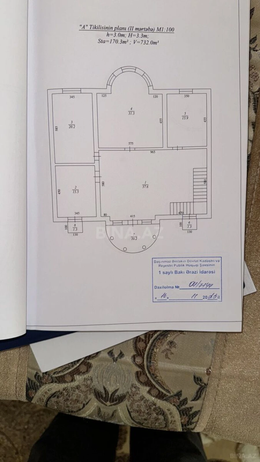 Satılır 6 otaqlı həyət evi 430 m²
