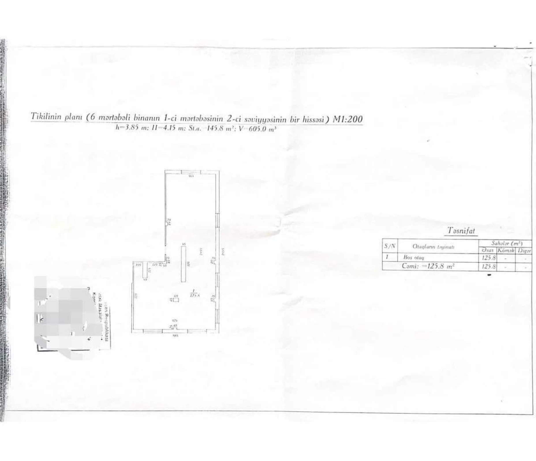 Satılır obyekt 125 m²