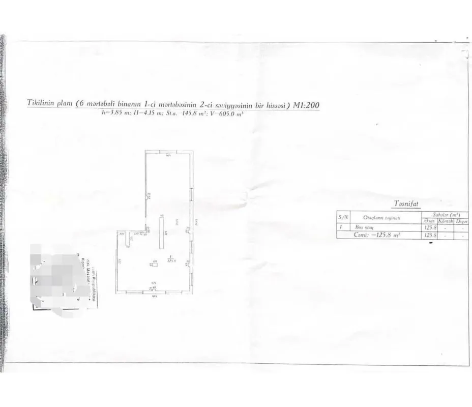 Satılır obyekt 125 m²