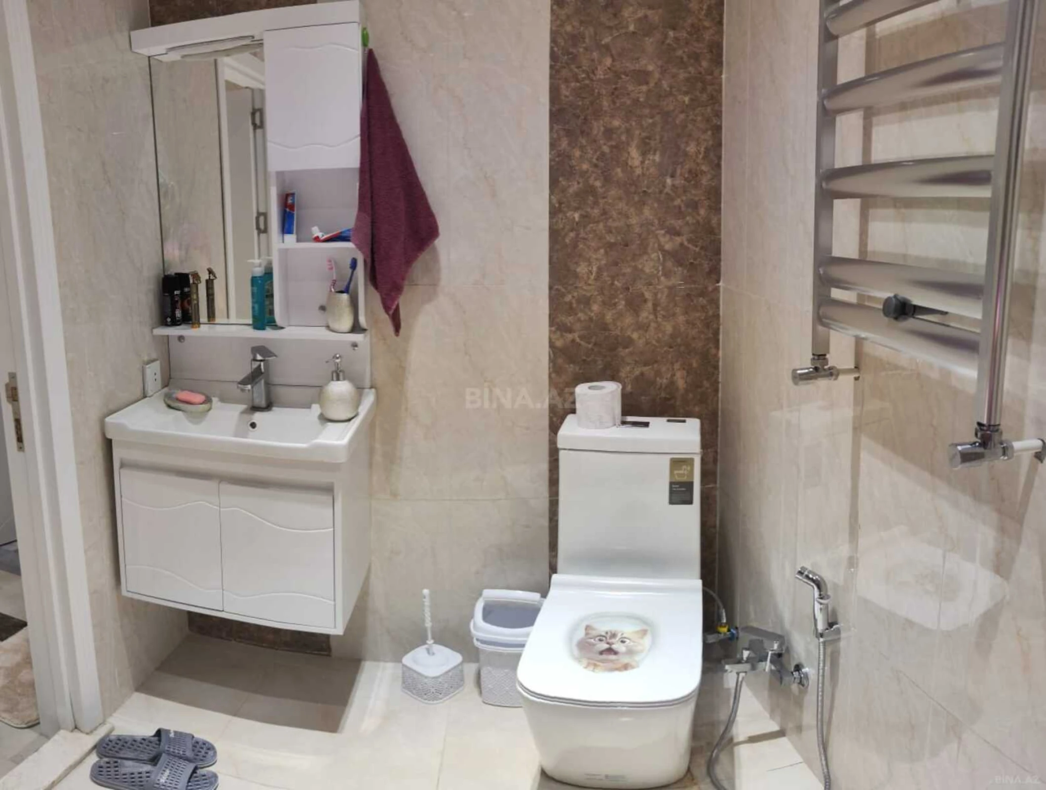 Kirayə verilir 3 otaqlı mənzil 80 m²