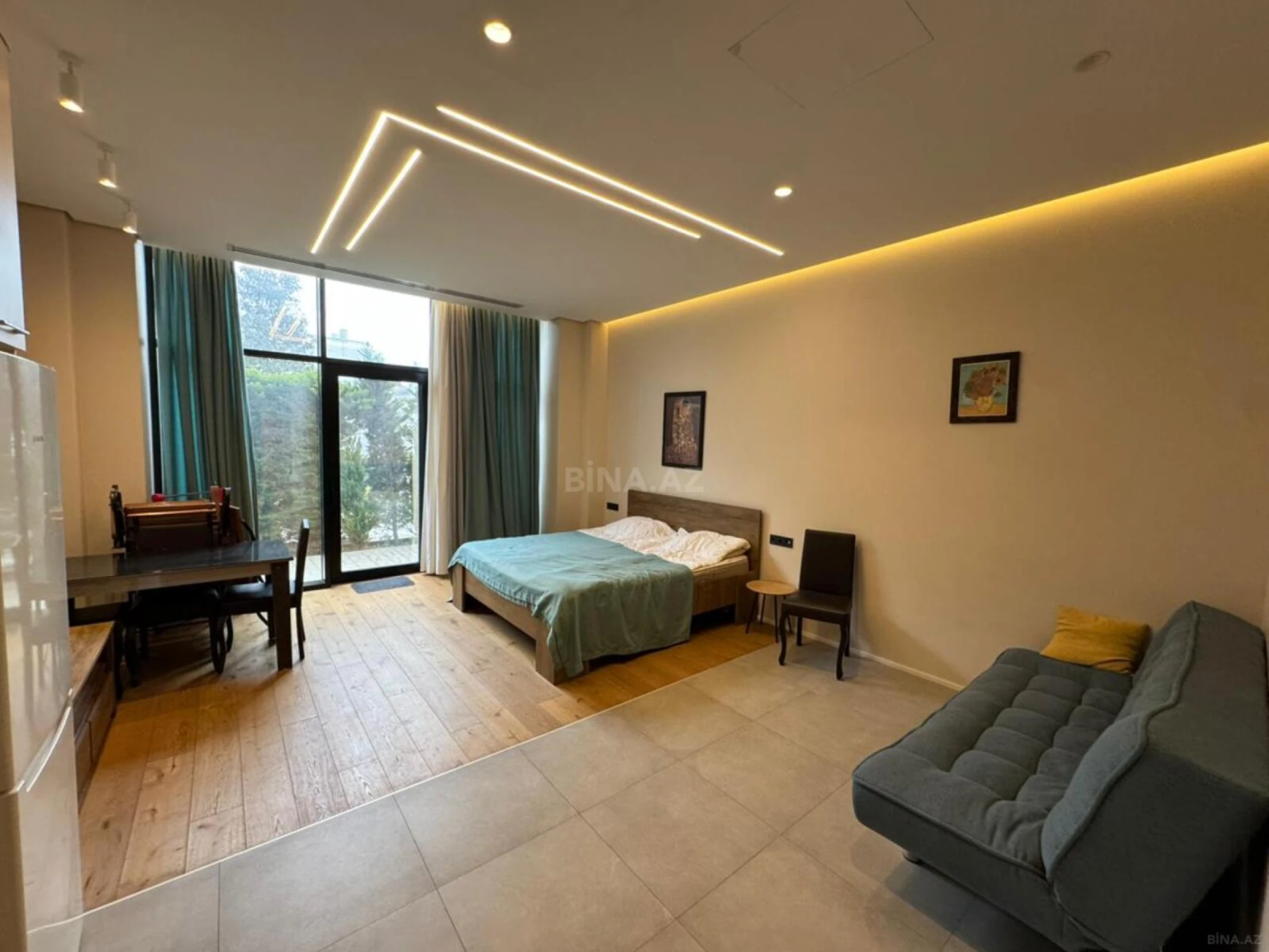 Kirayə verilir 1 otaqlı mənzil 54 m²