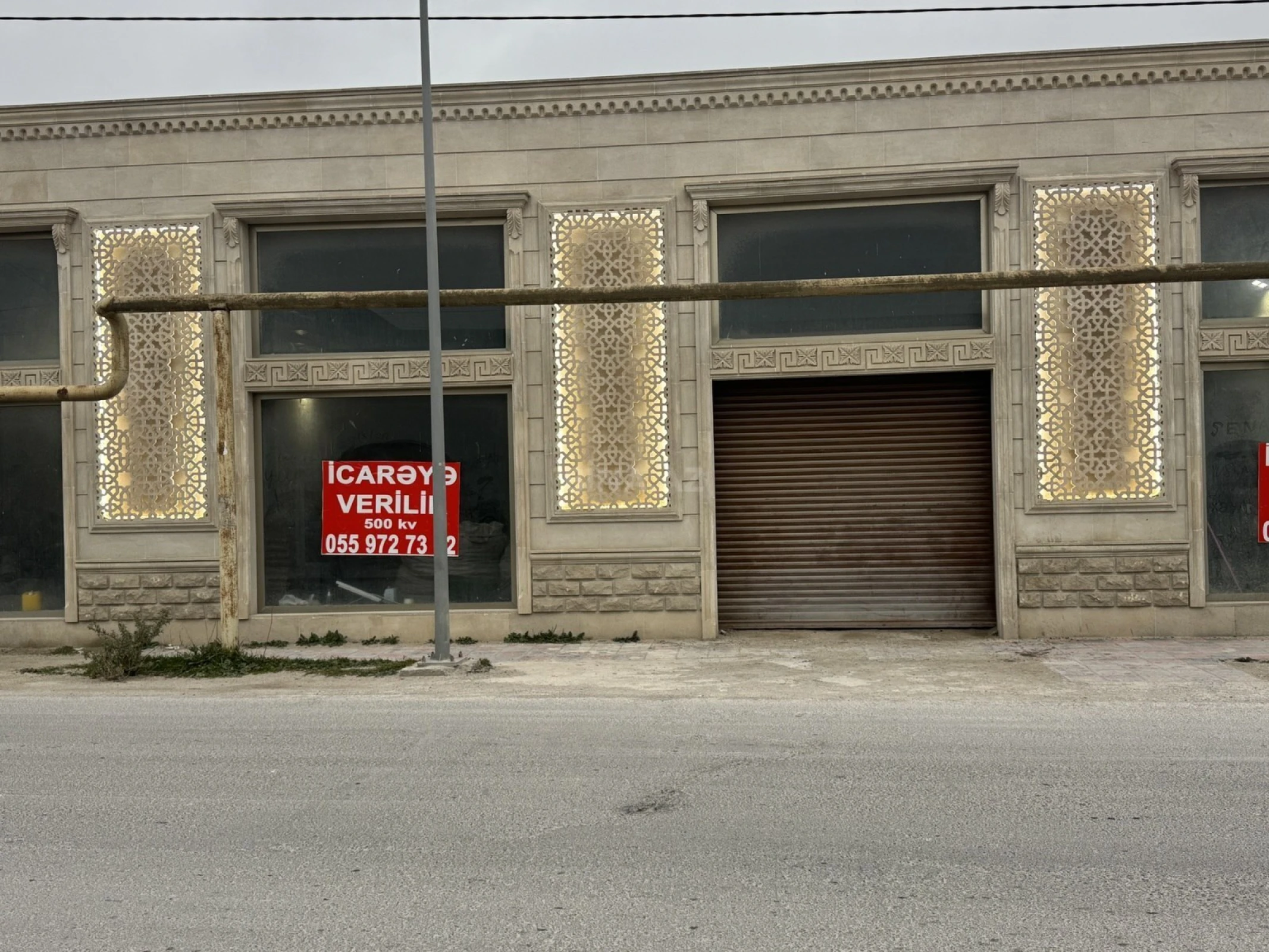 Kirayə verilir obyekt 500 m²