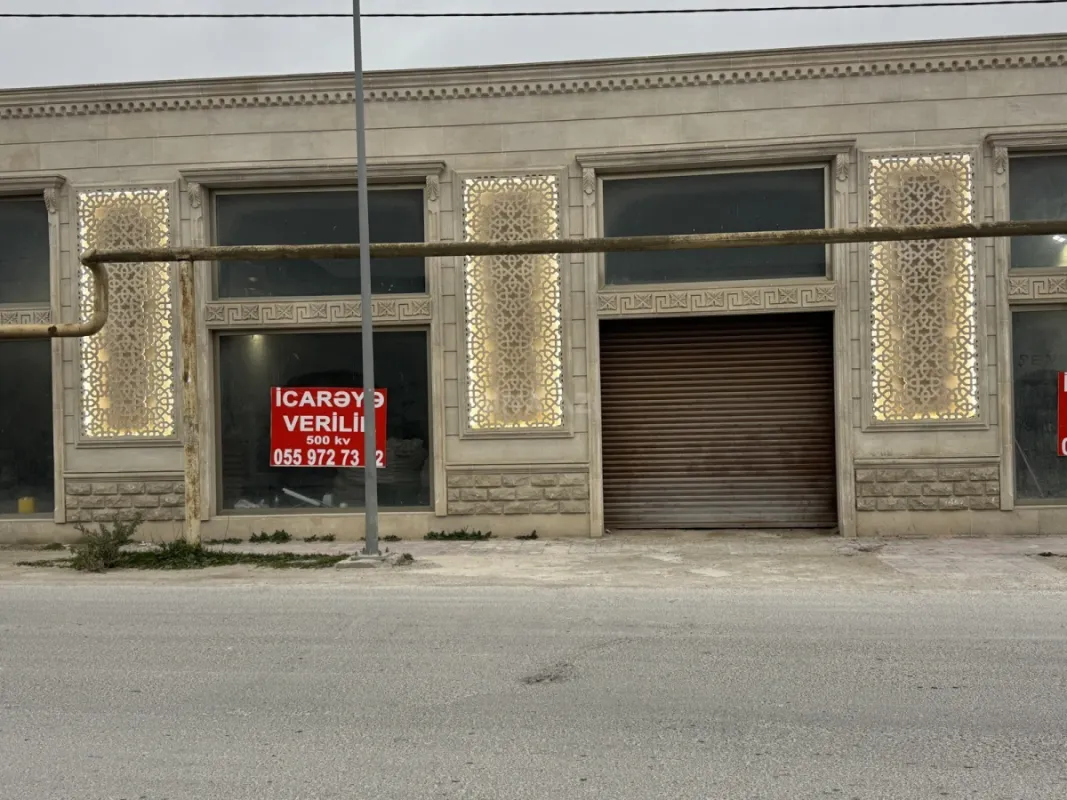 Kirayə verilir obyekt 500 m²