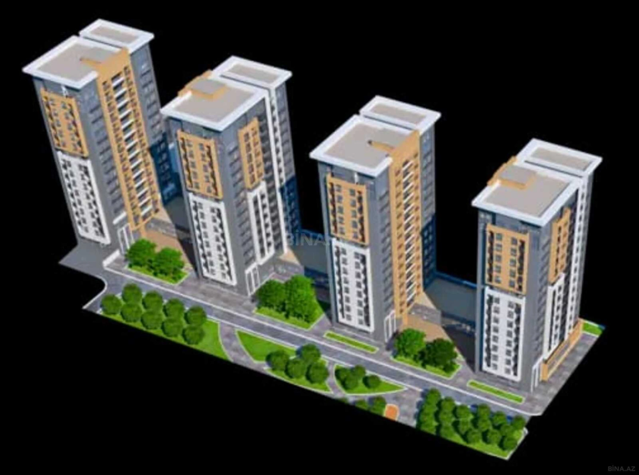 Satılır 3 otaqlı mənzil 90 m²