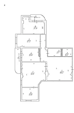 Satılır 3 otaqlı mənzil 152.5 m²