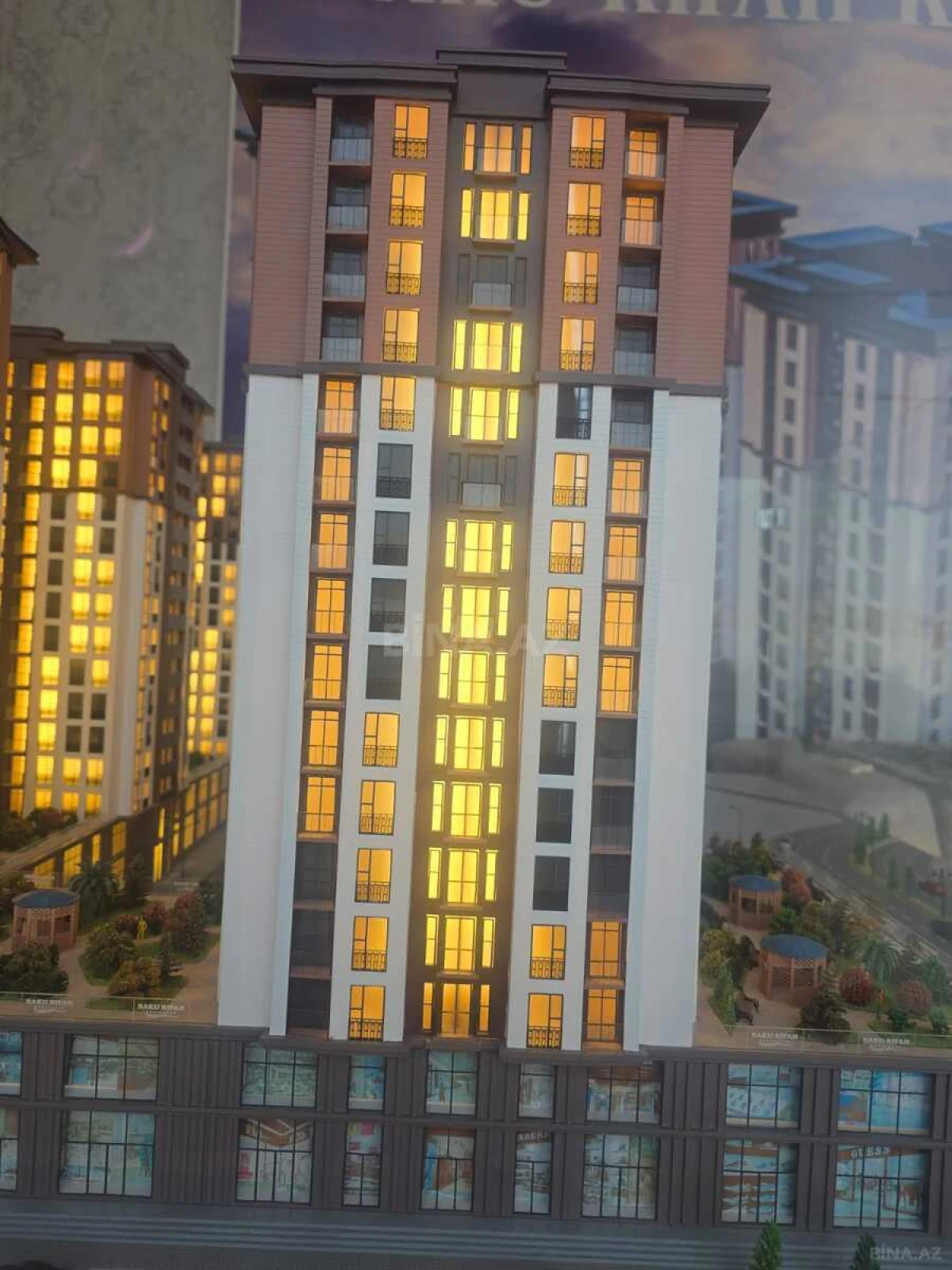 Satılır 2 otaqlı mənzil 104 m²