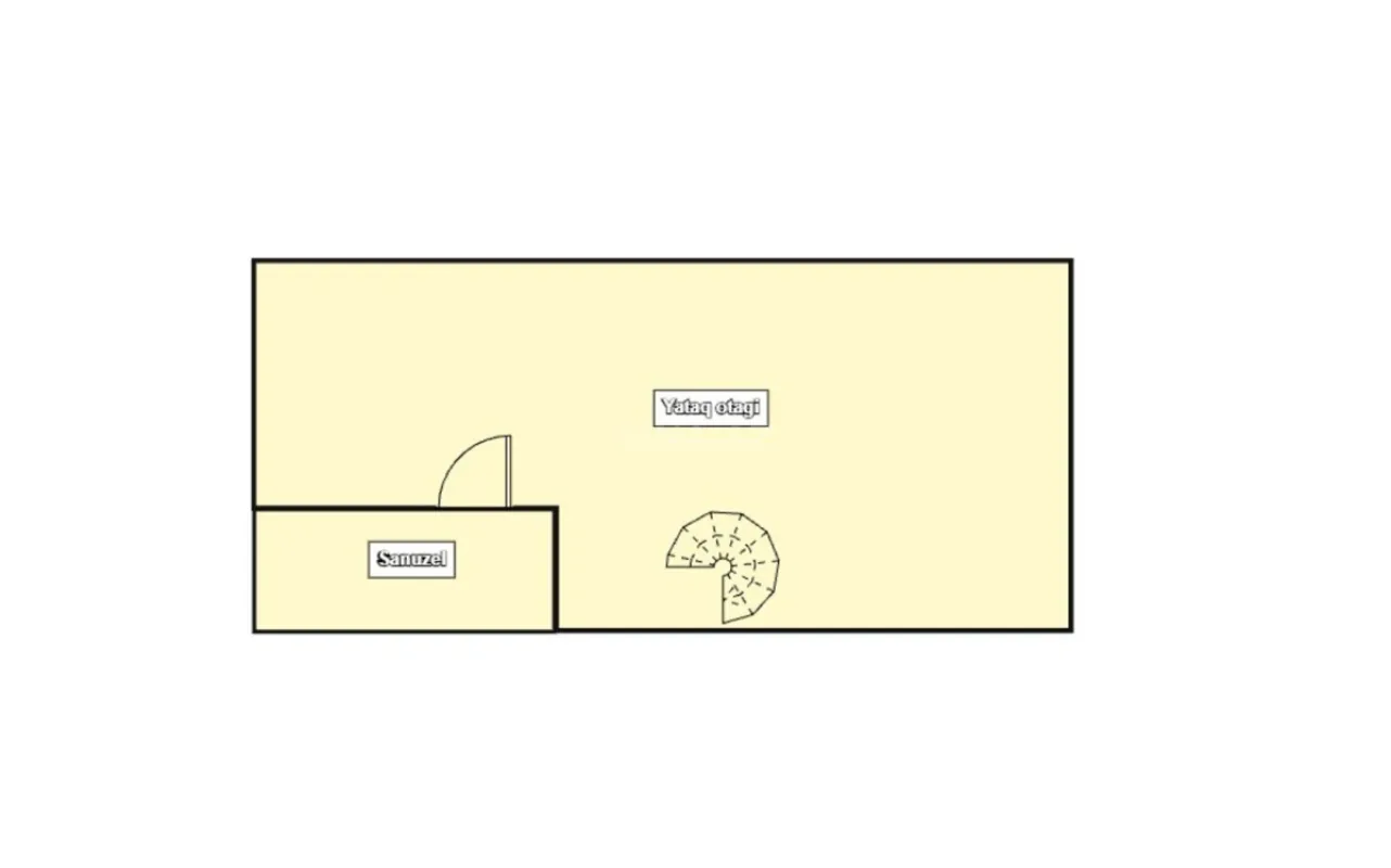 Satılır 2 otaqlı mənzil 50 m²