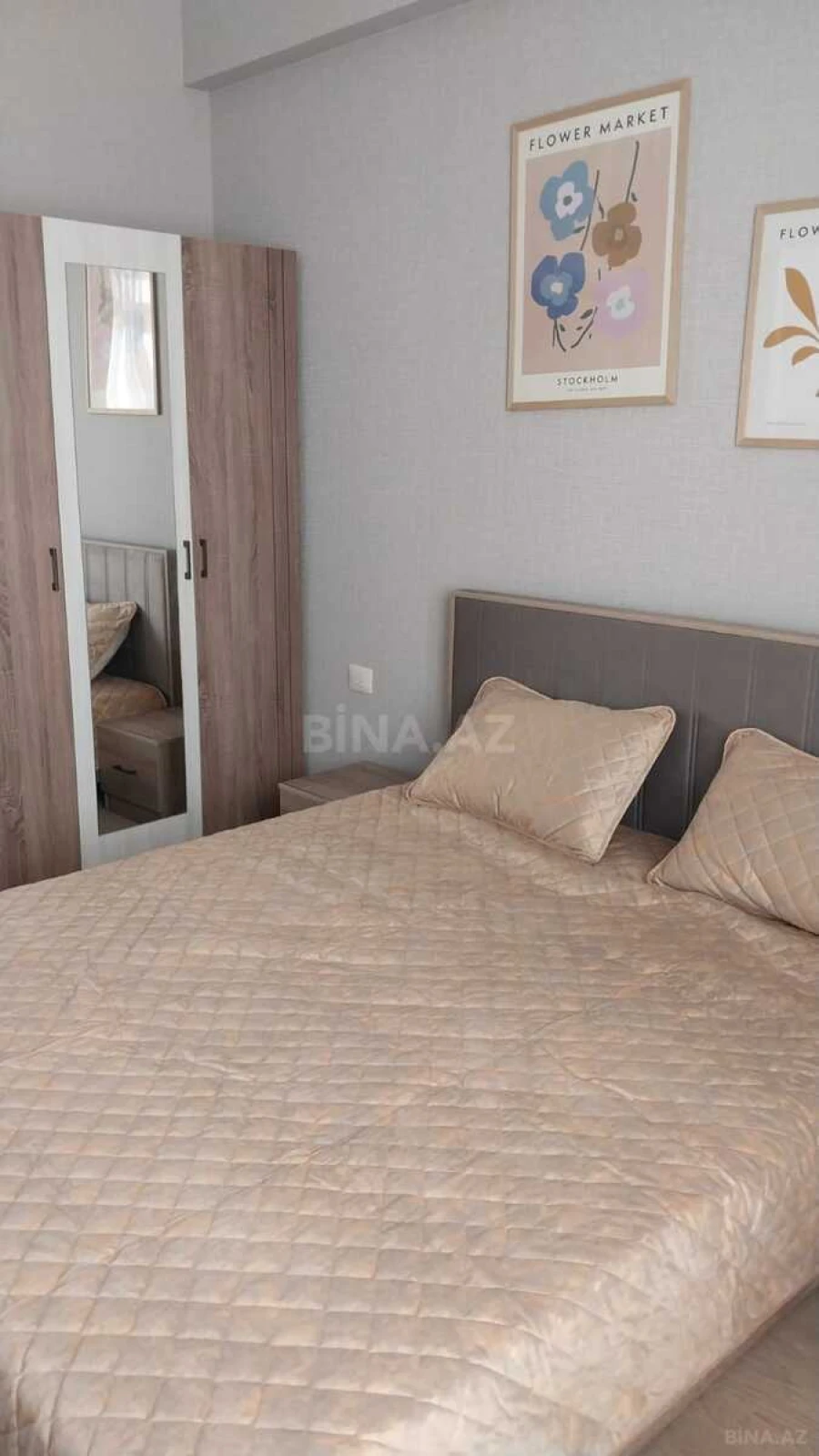 Kirayə verilir 2 otaqlı mənzil 50 m²