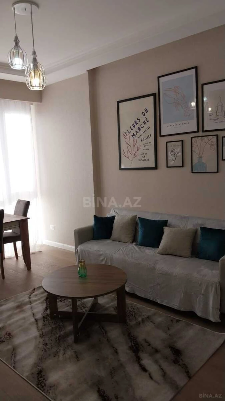 Kirayə verilir 2 otaqlı mənzil 50 m²